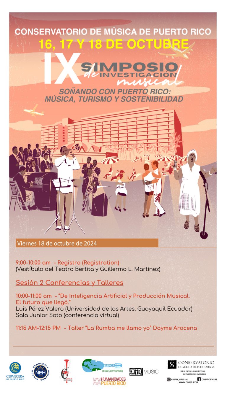 Symposium - Musical Research - Wednesday - Thursday - Lectures - Friday - October 18, 2024